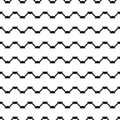 Zigzag lines background. Seamless pattern. Jagged stripes motif. Ethnic ornament. Curves image. Geometric ornate. Digital paper, textile print, web design, abstract illustration. Vector artwork.