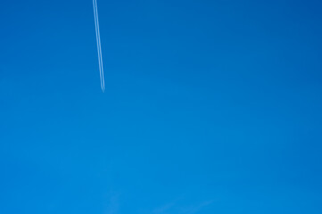 airplane in the sky