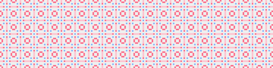 Fototapeta premium Abstract Cross Pattern Dots Logo generative computational art illustration