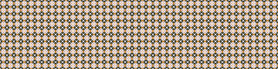 Abstract Cross Pattern Dots Logo generative computational art illustration