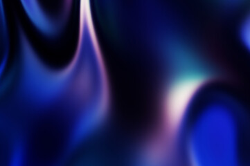 Fluid abstract background with colorful gradient. 2D illustration of modern movement.