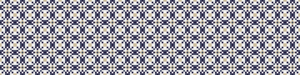 Abstract Cross Pattern Dots Logo generative computational art illustration