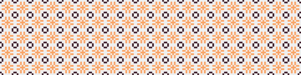 Abstract Cross Pattern Dots Logo generative computational art illustration
