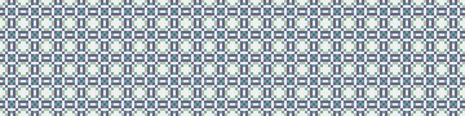 Fototapeta premium Abstract Cross Pattern Dots Logo generative computational art illustration