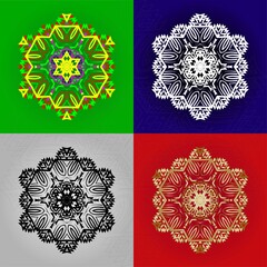 The figure is like a monogram in the form of a mandala. You can create stunning foiled, sketched, embossed or engraved projects for yourself, as a personalized gift or to sell to your customers
