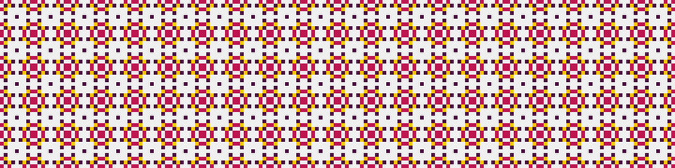 Abstract Cross Pattern Dots Logo generative computational art illustration