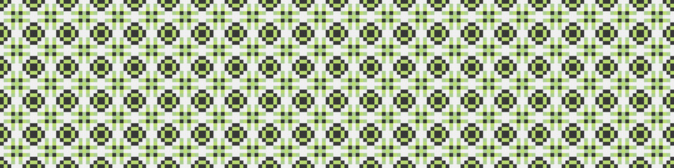 Abstract Cross Pattern Dots Logo generative computational art illustration