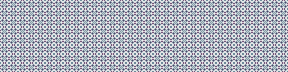 Fototapeta premium Abstract Cross Pattern Dots Logo generative computational art illustration