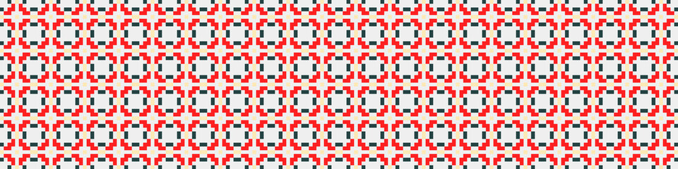 Abstract Cross Pattern Dots Logo generative computational art illustration