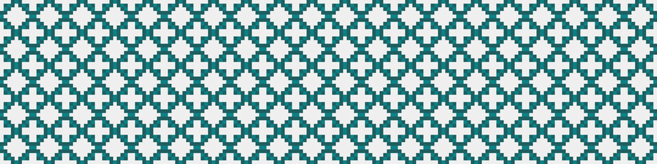 Abstract Cross Pattern Dots Logo generative computational art illustration