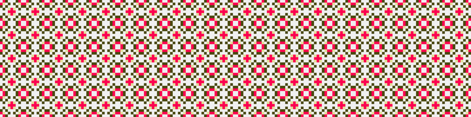 Abstract Cross Pattern Dots Logo generative computational art illustration