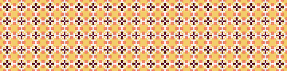 Abstract Cross Pattern Dots Logo generative computational art illustration