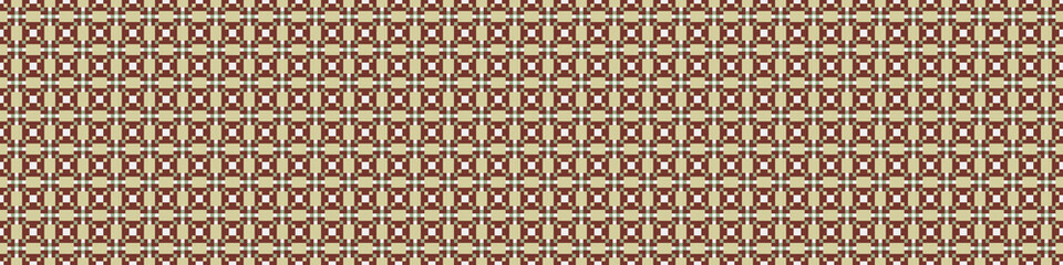 Fototapeta premium Abstract Cross Pattern Dots Logo generative computational art illustration