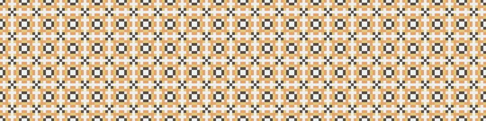 Fototapeta premium Abstract Cross Pattern Dots Logo generative computational art illustration