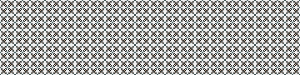 Fototapeta premium Abstract Cross Pattern Dots Logo generative computational art illustration