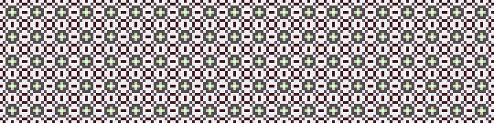 Abstract Cross Pattern Dots Logo generative computational art illustration
