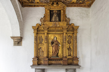 San Francisco Church and Convent, Santa Margarita retable, Quito, Pichincha Province, Ecuador, Unesco World Heritage Site