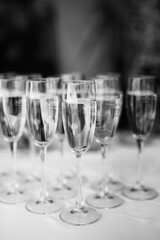 wedding glasses for wine and champagne