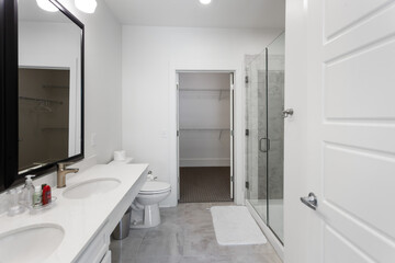modern bathroom interior