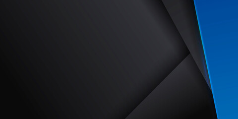 Black and blue abstract contrast background. Vector illustration design for presentation, banner, cover, web, flyer, card, poster, wallpaper, texture, slide, magazine