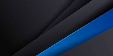 Blue black grey fiber carbon abstract backgorund with blue stripe