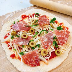homemade pizza