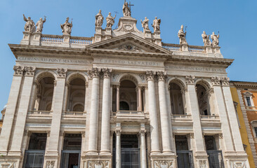 Fototapeta na wymiar The Basilica of San Giovanni in Laterano in Rome
