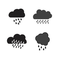 Obraz premium cloud logo vector