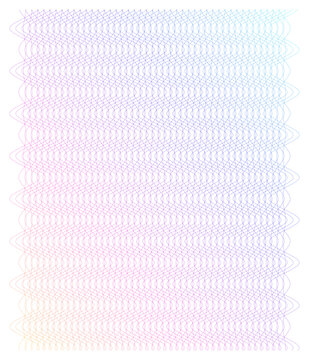 Soft rainbow color. Linear background. Design elements. Poligonal lines. Guilloche