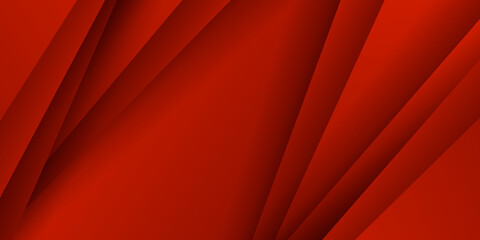 Dark red abstract presentation background with 3D triangles.