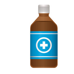 first AID flu icon in white background