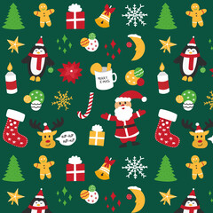 Christmas seamless pattern