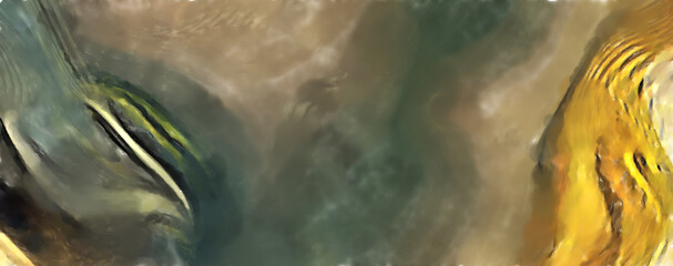 Modern art. Colorful contemporary artwork. Color strokes of paint. Brushstrokes on abstract background. Brush painting.