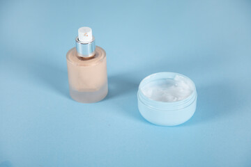 foundation and concealer