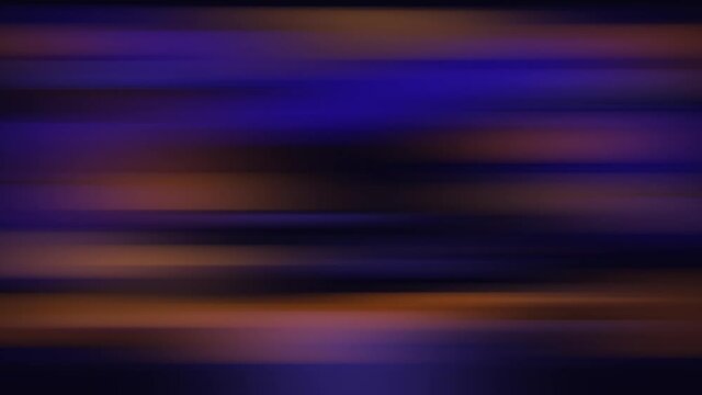 Vibrant blue and orange gradient background texture. Abstract looping 4k animated curve forms on liquid surface. Motion and backdrop design concept. Moving dynamic 3D template for promotional video