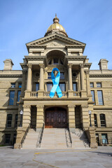 Naklejka premium Wyoming, State Capitol