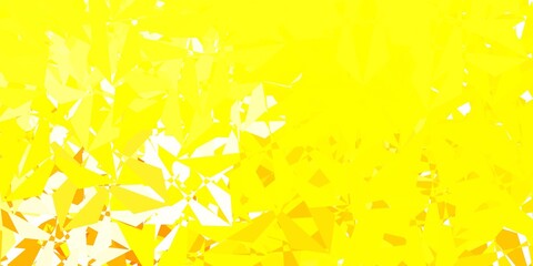 Light orange vector polygonal background.