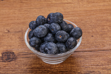 Sweet fresh juicy blueberries heap