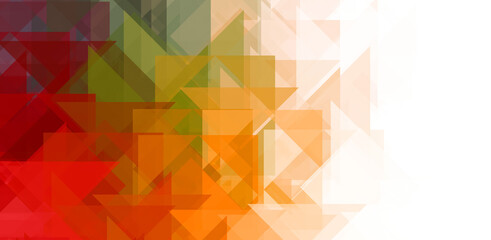 Overlapping design with triangles background. Abstract geometric wallpaper. Geometrical colorful triangular shapes.