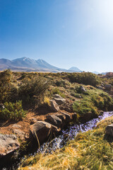 Obraz premium landscape with sky - atacama, chile 