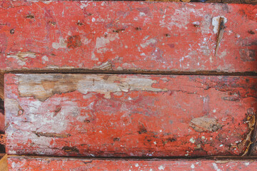 rusty metal background. Red tree. Boards. environmental background