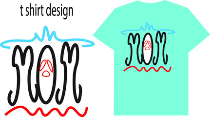SPACE MOM SHIRT II MAMA SPACE SHIRT II MOON T SHIRT II