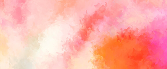 Brushed Painted Abstract Background. Brush stroked painting. Artistic vibrant and colorful wallpaper.
