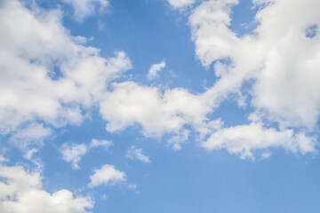 Clouds in the sky for stretch ceilings