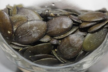 closeup tasty healthy seeds closeup background