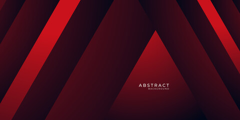 Obraz premium Abstract metallic red shiny color black frame layout modern tech design vector template background 