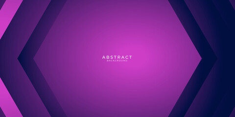 Pink purple abstract presentation background with hexagonal shape elements
