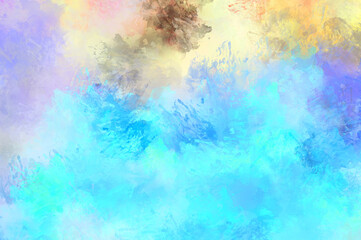 Obraz na płótnie Canvas Artistic abstract background. Texture painted wallpaper. Creative illustration with strokes of paint. Brush pattern painting.