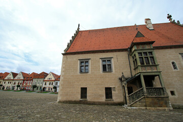 Fototapeta na wymiar Medieval Town Hall in Bardejov, Slovakia