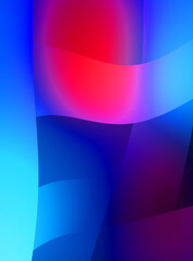 Abstract background with colorful gradient. Vibrant graphic wallpaper with stripes design. Fluid 2D illustration of modern movement.